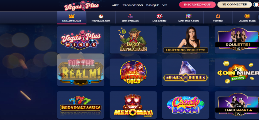 jeux Vegas plus casino