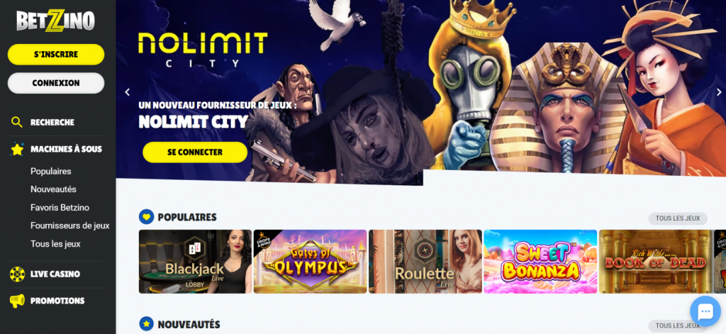 Betzino casino en ligne